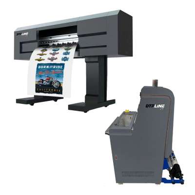 DTF 24 V3 PANTHERA 2x2 (Upgrade-Ready to 2x4): Direct to Film Comprehensive Solution (includes 2 x NEXT GEN printheads; 24 inch format PRINTER with embedded ROLL FEEDER - upgradable to 4 printhead version; GEN2 UPSHAKER VERTICAL POWDER MACHINE