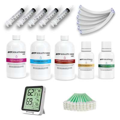 DTF Cleaning and Maintenance Pack (XL) including Professional Digital Temp and Humidity Meter