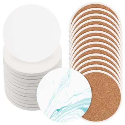 Ceramic Coaster - V72X0 (Diameter 90 mm) - 60 pieces