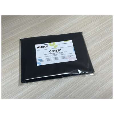 Black Cotton Marrying Cover Cloth for Heat Press 18 in x 20 in (457 x 506mm)