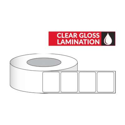 Clear Gloss Lamination Label roll for IColor 250