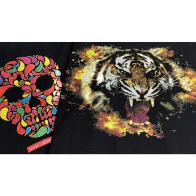 iColor Glitter 2 Step -B- Adhesive Media for Light and Dark Textiles 8.5 in x 11 in (216 x 279mm) (Requires -A- Transfer Paper) - includes 100 pcs