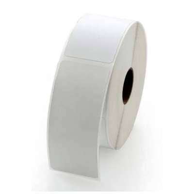 Die Cut White Gloss Polyester for IColor 200 / 250 (600 labels per roll) - 15 in x 3 in (38 x 76mm)