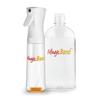 MagicBond Cross-Surface Adhesion Enhancer Kit for Foils and Vinyl - includes both the Mister Spray Bottle and 500ml MagicBond Spray Liquid (for 150 T-Shirts)