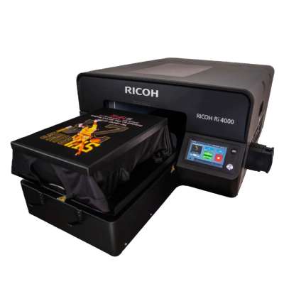 RICOH RI4000 Printer (Includes Printer, Inks and Consumables, Software, Standard Platen, Training and Onboarding) - does automated pretreatment / enhancing
